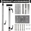 RV Table Leg, 360 Degree Rotation Detachable RV Accessories Aluminum