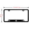 2 Pack Aluminum Alloy License Plate Cover Front Metal for