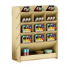 Wooden Pen Holder Storage Box Multifunctional Desk Organiser for Home