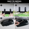 URIZZD Sunglass Holder for Car Visor, Car Sunglasses Holder Leather,