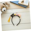 OATIPHO 3pcs Graduation Cap Headband Lightweight Mini Graduation Hat Hairbands
