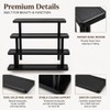 4 Tier Cologne Stand for Men, Wooden Perfume Organizer, Cologne