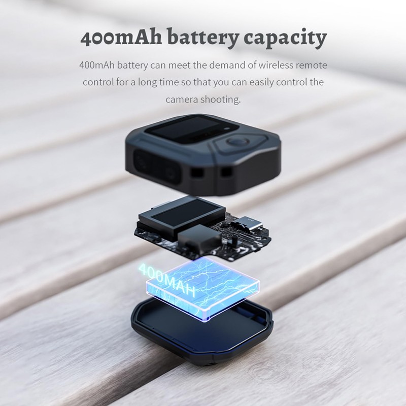 METACUCU 360 GPS Bluetooth Remote Control Compatibility with Insta 360X5/X4/X3/X2/ACE/ACE