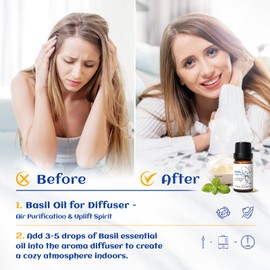 HIQILI Basil Essential Oil 10ML