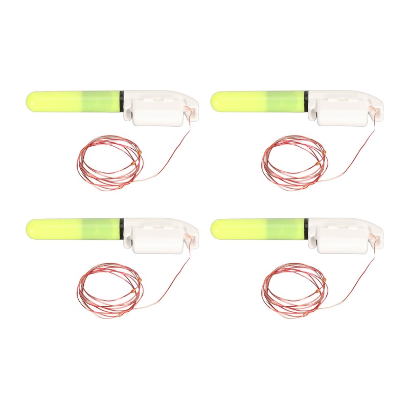 4 Pcs Fishing Glow Sticks Rod Tip LED Glow Sticks