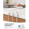 Lamicall 8 Pack Cord Organizer - Spring Cable Management Clips