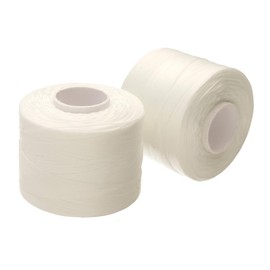 The Beadsmith Nymo Thread – 12-Pack White Color – Size D, .30mm Diameter, 250 Yard/229 Meter Large Spool – Made of Nylon – Bead Embroidery & Weaving, Off Loom & Loom Work and DIY Craft Projects