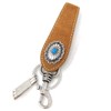 H.N.Z Key Chain nskh-005 Suede Concho Turquoise Native American Keychain,