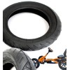 Tyre with Inner Tube 12.5 Inch Black Slick Tread Compatible
