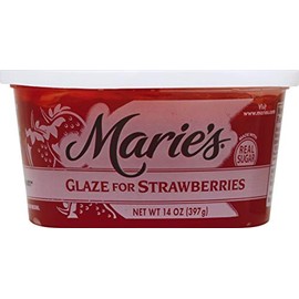 Marie's Pie Glaze, Strawberry, 14 oz