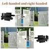 Goaylate Double Sided Gate Latch Aluminum, Heavy Duty Black Fence