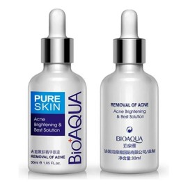Bioaqua Sérum con Ácido Hialurónico, Hidratante Antiarrugas y Antiacné, Piel Grasa