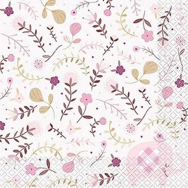 Unique Baby Shower Pink Elephant Napkins (Pack of 16) 78372