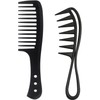 large tooth comb,2 Pcs Wide Tooth Comb Wide Tooth Curl