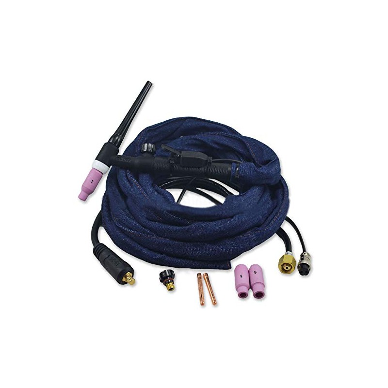 RIVERWELD WP-17FV SR-17FV TIG Welding Torch Complete Flexible Head with