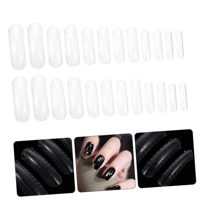 Baluue Professional Square Nails Manicure Set Solid Nail Traceless Nails