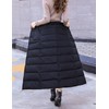 Aisongyuan Womens Insulated Down Skirt Winter Warm Zip Front Padded