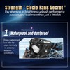 Nacowo Motorcycle Auxiliary LED Fog Lights Driving Light Spotlight with