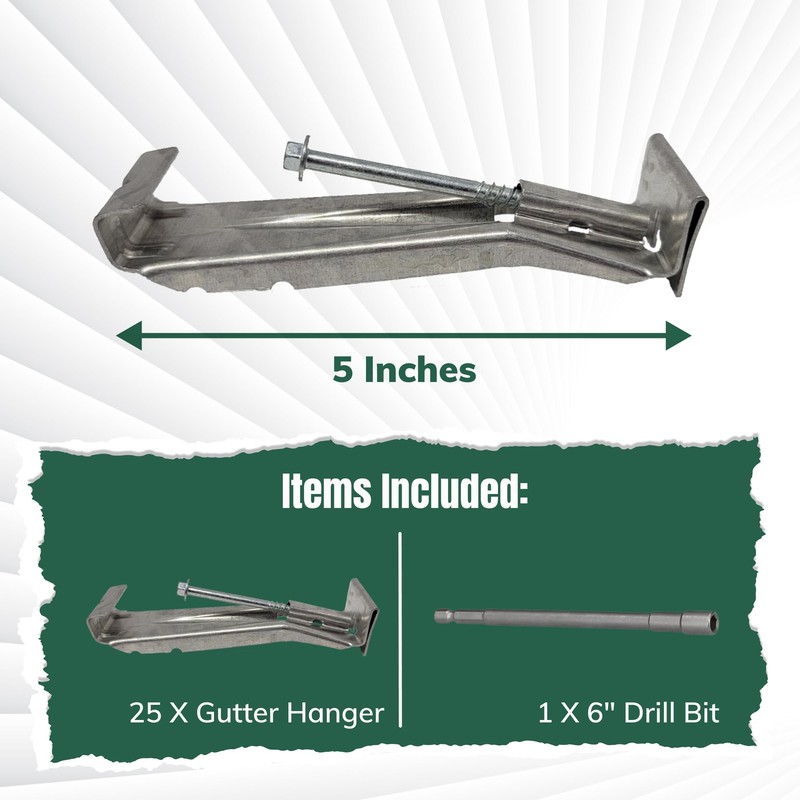 A-M Gutter Guard - 5" K Style Gutter Hangers -