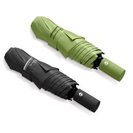 BAODINI Small UV Protection Travel Umbrella Compact for Rain and Sun UPF 50+ 41 inch Portable Umbrella for Women and Men