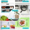 8 Pcs Refrigerator Liners Mats Washable, Refrigerator Mats Liner Waterproof
