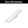 6PCS Small Rulers for School 15cm, Clear Plastic Ruler Measuring