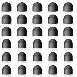JIYIN 30Pcs Rubber Tips for Stylus Pens, Replacement Nibs for Touch Screen Pen Soft Rubber Tips for Touchscreen High Sensitivity & Precision No Scratches Universal Stylus Ends(15 Pair, 0.2'' & 0.28'')