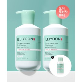 Ilyoon Illyoon Gentle Deep Facial Cleanser 250ml 2-pack + 30ml Cleanser Bonus