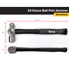 Titan 63016 24oz Ball Pein Hammer, Forged Steel Head, 13.5"
