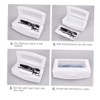 Pinkiou Nail Hair Tools Tray Sterilizer Manicure Disinfection Plastic Box