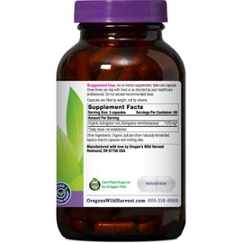 Oregon's Wild Harvest Organic Ashwagandha Non-GMO Herbal Supplements for Stress Relief, Immune Support, Balanced Energy Levels & Mood Support, 180 Count