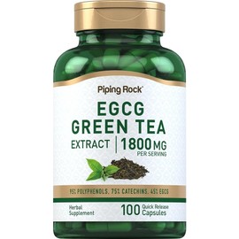 Piping Rock EGCG Green Tea Extract 1800mg |100 capsules |Standard Supplements |Non-GMO Gluten Free, PipingRockEGCG Green Tea Extract 1800mg100 Capsules, 1 Piece / Piping Rock EGCG 녹차 추출물 1800mg | 100캡슐 | 표준 보충제 | 비GMO 글루텐 프리, PipingRockEGCG녹차추출물1800mg100캡슐, 1개