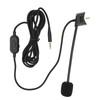 Cantilever Microphone Cable Earphone Audio Cable with Volume Control Mute