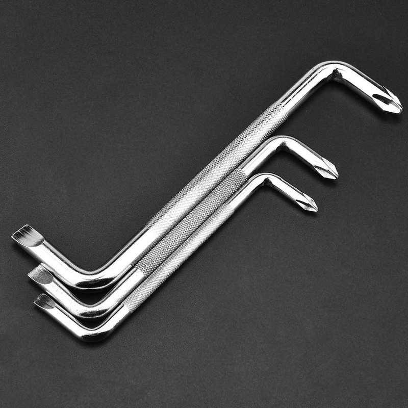 3 Piece Offset Screwdriver Set, Right Angle Screwdriver, Magnetic Right