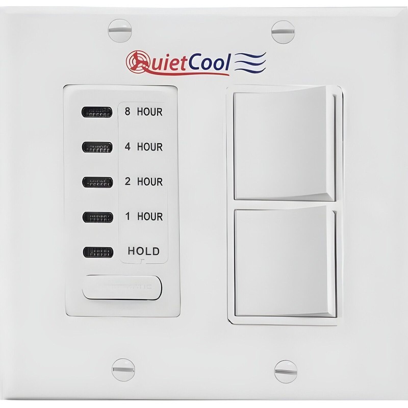 QuietCool NEW QuietCool 3 Speed Control Switch + 8 Hour