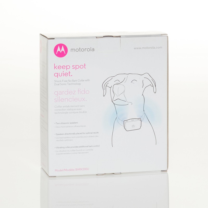 Motorola BARK200U Ultrasonic Dog Collar with 3 Levels and Vibration
