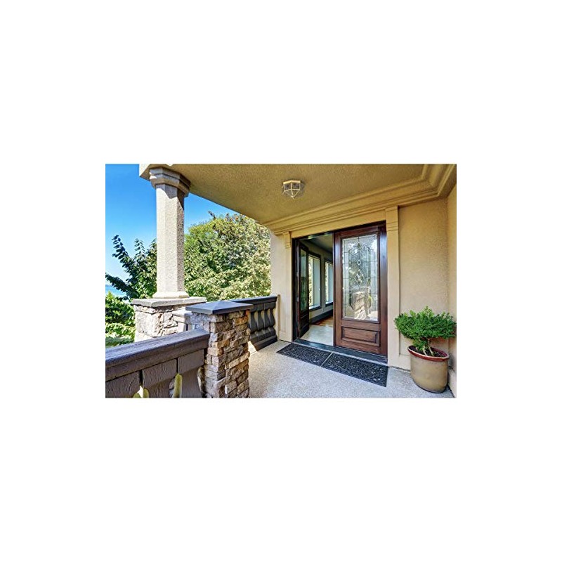 Progress Lighting 4-Light Beveled Glass 11-1/8" Close-to-Ceiling, Indoor, P5789-10, Polished