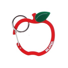 MILKFED. (ミルクフェド) Keychain Apple Carabiner Women, red, Free size