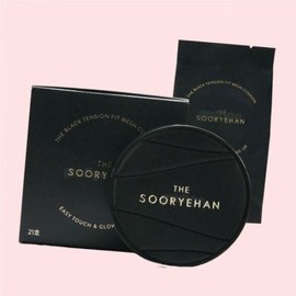 Sooryehan The Black Tension Fit Mesh Cushion 13g Original + Refill Option 4724451 / 수려한 더 블랙 텐션 핏 메쉬쿠션 13g 본품+리필 선택 4724451