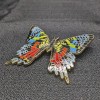 Anima Madagascan Sunset Moth Enamel Pin - Butterfly/Inse