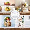 LUZOON Turntable Organiser, 2 Tier Diameter 23 cm, Kitchen Organiser,