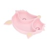 Baby Suction Plate Cute Fox Shape Non Toxic Safe 3