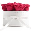 Rose Box Pink Round Infinity Roses - Flower Box 8