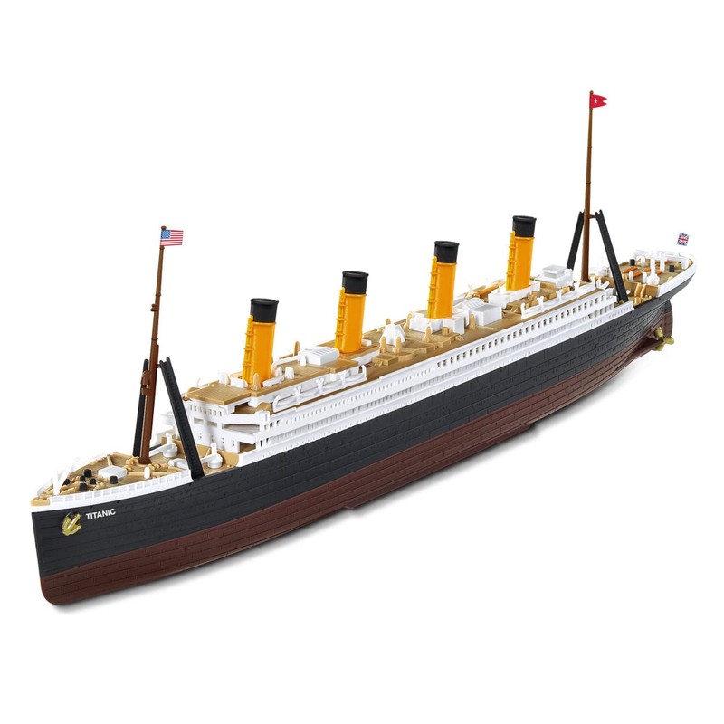 Doyusha KP-TTNC 1/1000 Amazing! Easy Plastic Model R.M.S. Titanic, Color