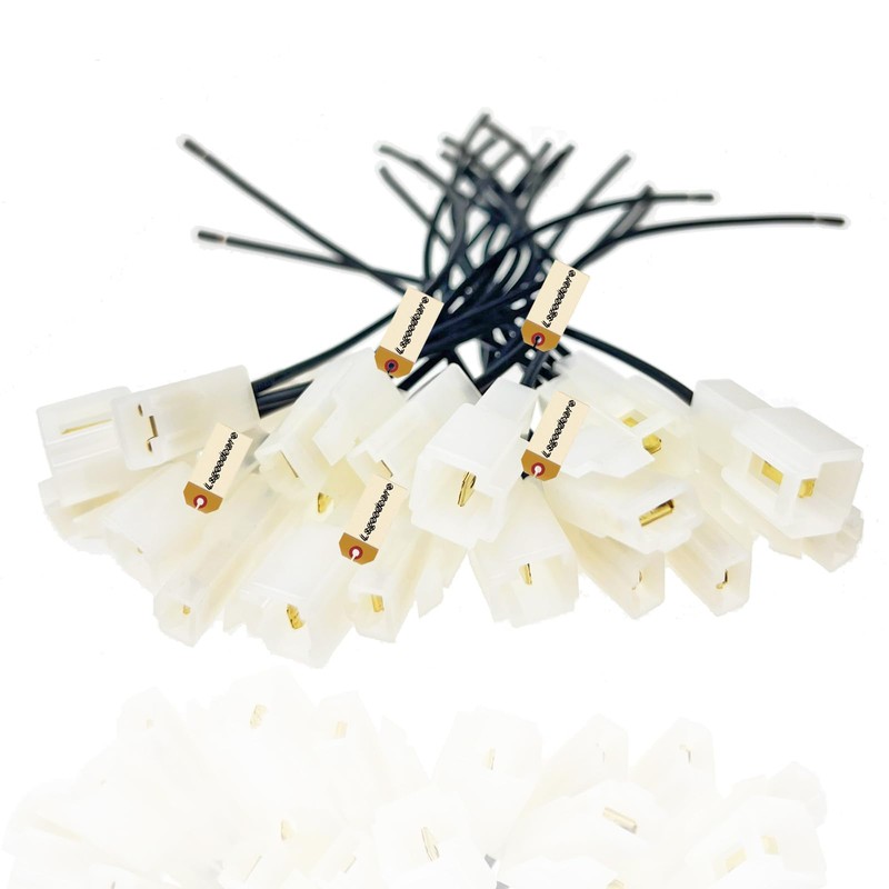Lsgoodcare 10Pcs 6.3MM 8 Pin Electrical Automotive Wire Connector Kits