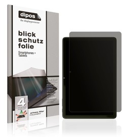 dipos I Blickschutzfolie kompatibel mit Vale Tablet V10A Display-Schutzfolie matt mit 4-Wege Sichtschutz-Effekt