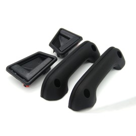 4Pcs Interior Door Handles and Arms Rest Front & Rear Compatible with Suzuki Sidekick,1989-1997 Geo Tracker, 1998 Tracker 8311056B015ES 8313056B015ES