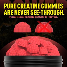 Wekannufod Creatine Monohydrate Gummies for Men & Women,5000MG Creatine Gummy Sugar Free. Boost Focus,Strength, and Endurance, Anti-Melting Formula, Vegan, Gluten-Free, Non-GMO,(Strawberry 90 ct)