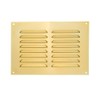 TIMCO 1224BA Brass Timloc 9x6 Metal Internal Louvre Grille Vent