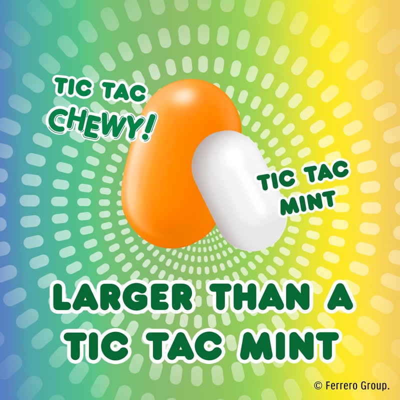 TIC TAC CHEWY! Sour Adventure Candy, Bulk 8 Pack, Sour